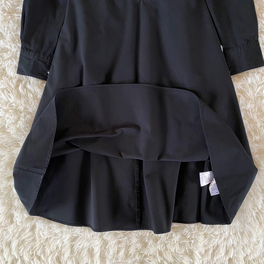 美品✨ポロラルフローレン　シャツワンピース　レースアップ　フレア　ロング