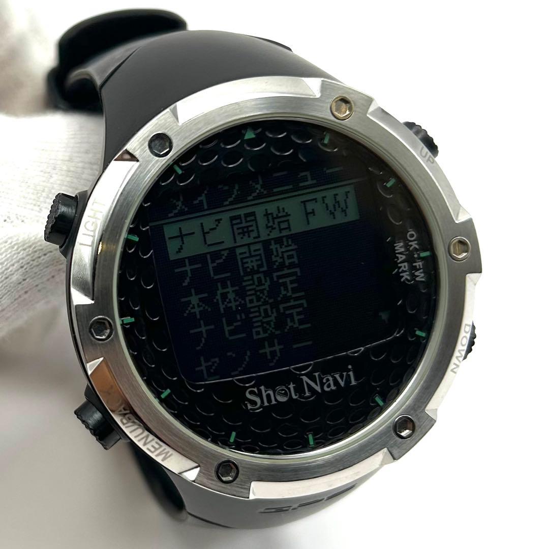 μ　動作確認OK ショットナビ W1-FW 充電器あり 腕時計 GPS