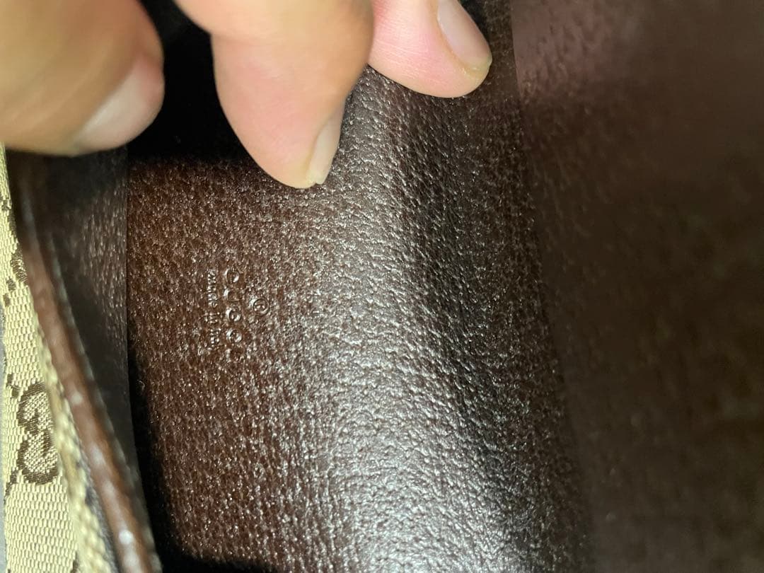 【美品】Gucci 名刺入れ ベージュ・ブラウン