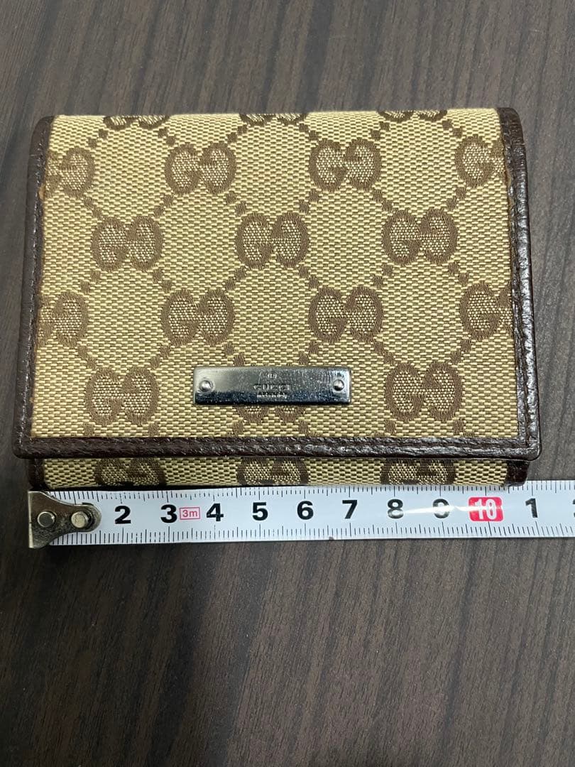 【美品】Gucci 名刺入れ ベージュ・ブラウン