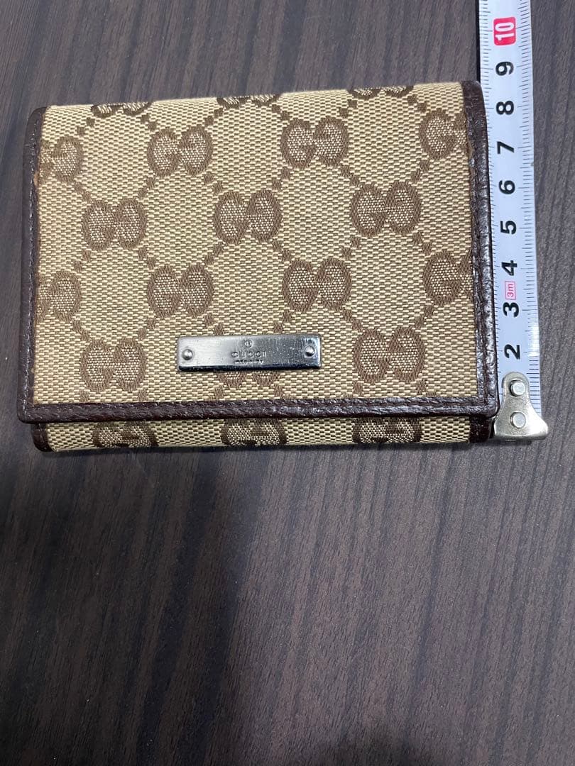 【美品】Gucci 名刺入れ ベージュ・ブラウン