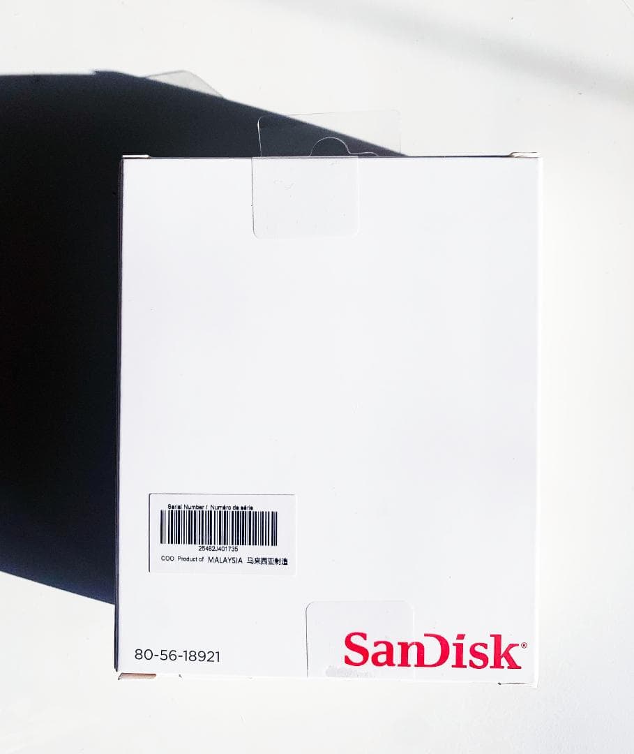 SanDisk 2TBポータブルSSD 外付けSSD