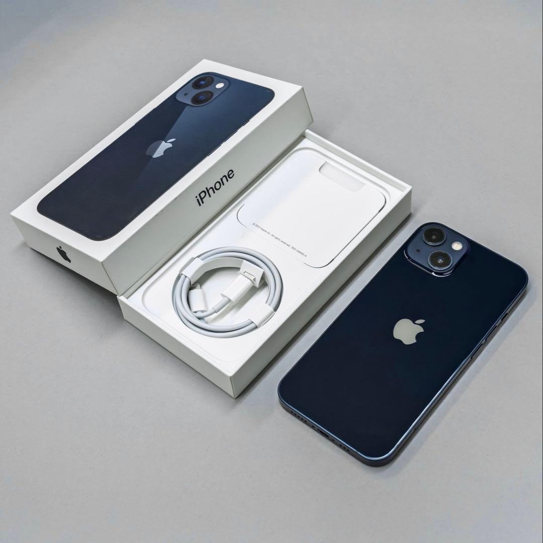 美品 iPhone 13 ミッドナイト 完動品 付属品未使用