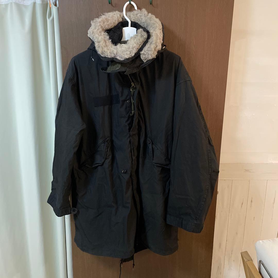 80's 後染め m-65 フルセット フィッシュテール　黒染め　オーバーダイ