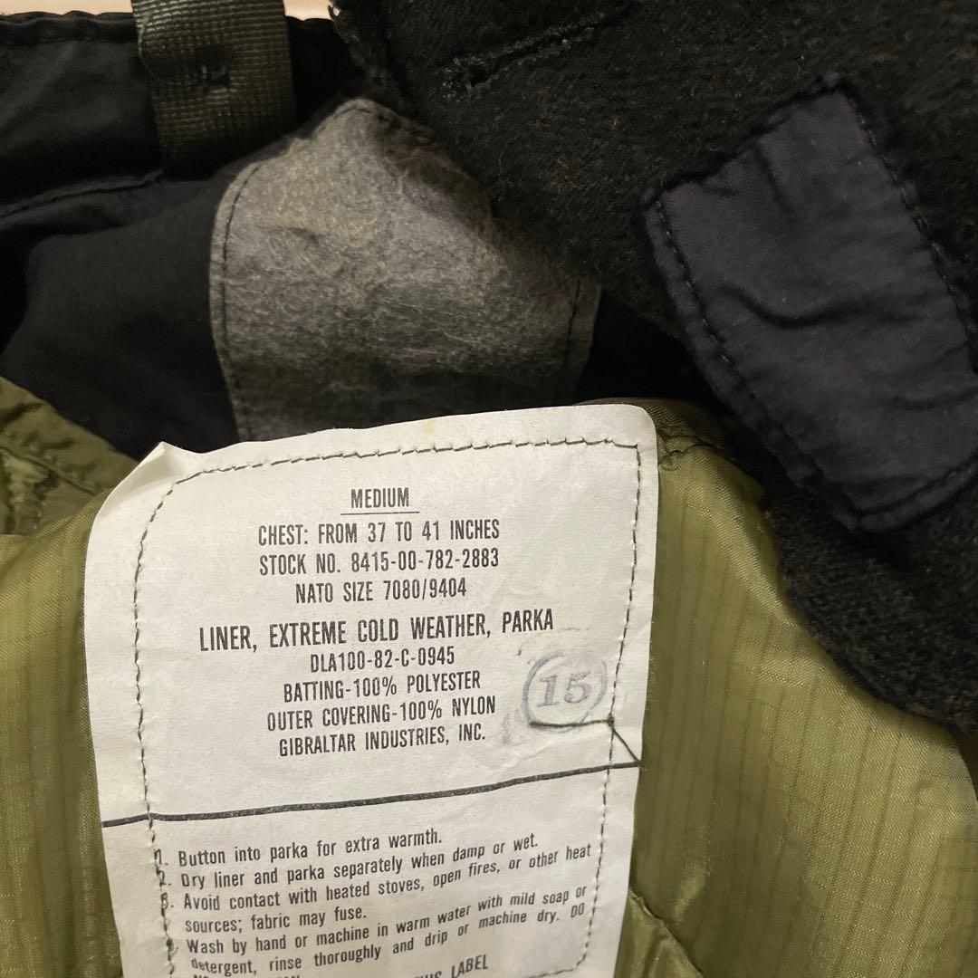 80's 後染め m-65 フルセット フィッシュテール　黒染め　オーバーダイ