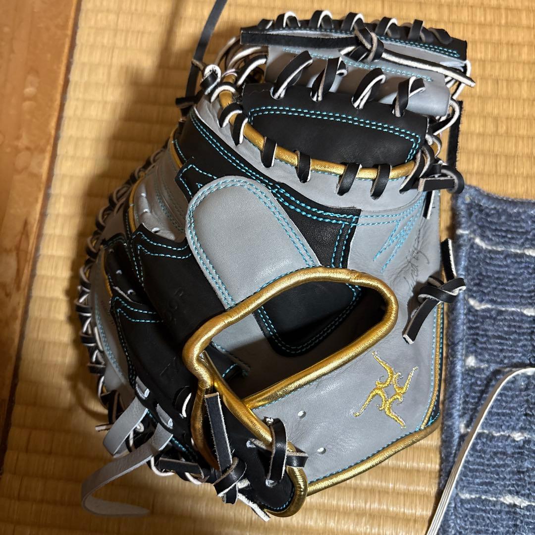 要ミット　軟式用キャッチャーミット 限定カラーKANAME