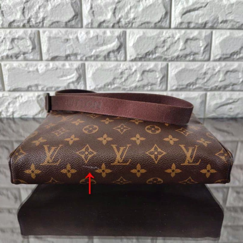 ルイヴィトン モノグラム トロターボブール ショルダーバッグ 難あり
