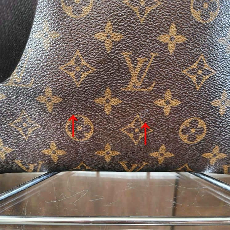 ルイヴィトン モノグラム トロターボブール ショルダーバッグ 難あり