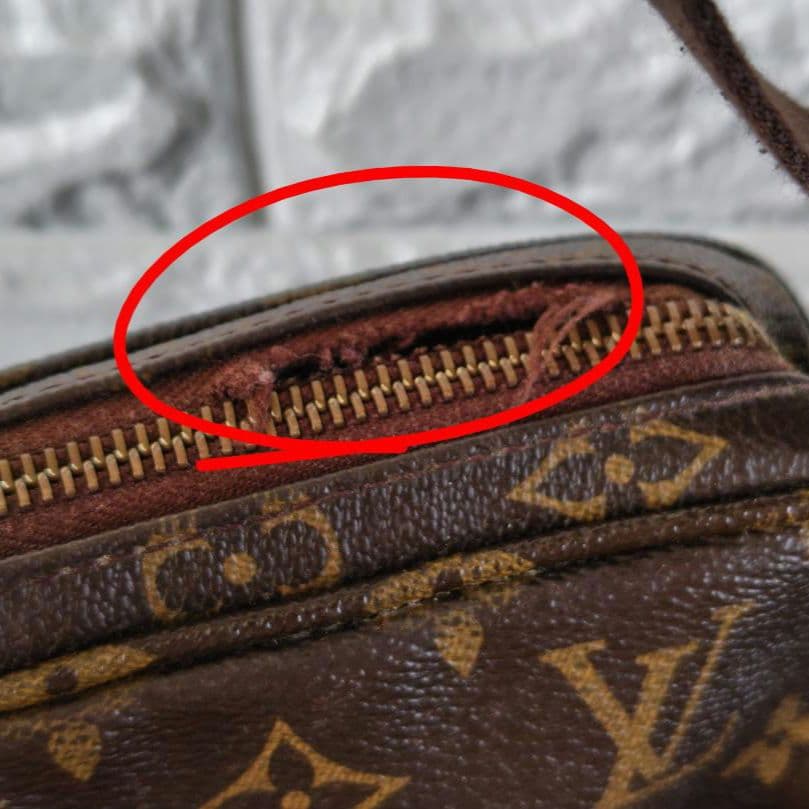 ルイヴィトン モノグラム トロターボブール ショルダーバッグ 難あり