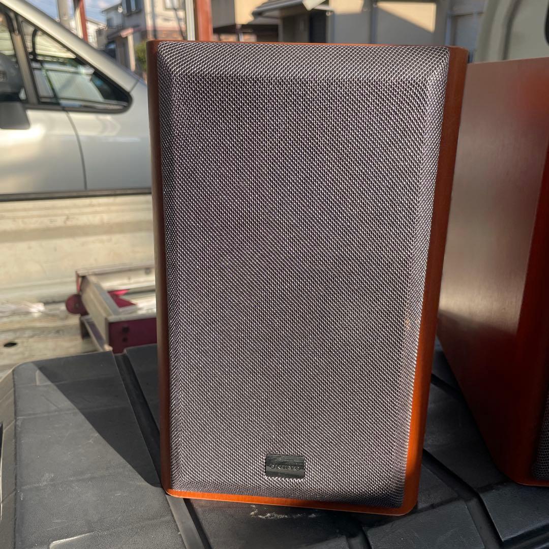 ONKYO ブックシェルフ型スピーカー ブラウン