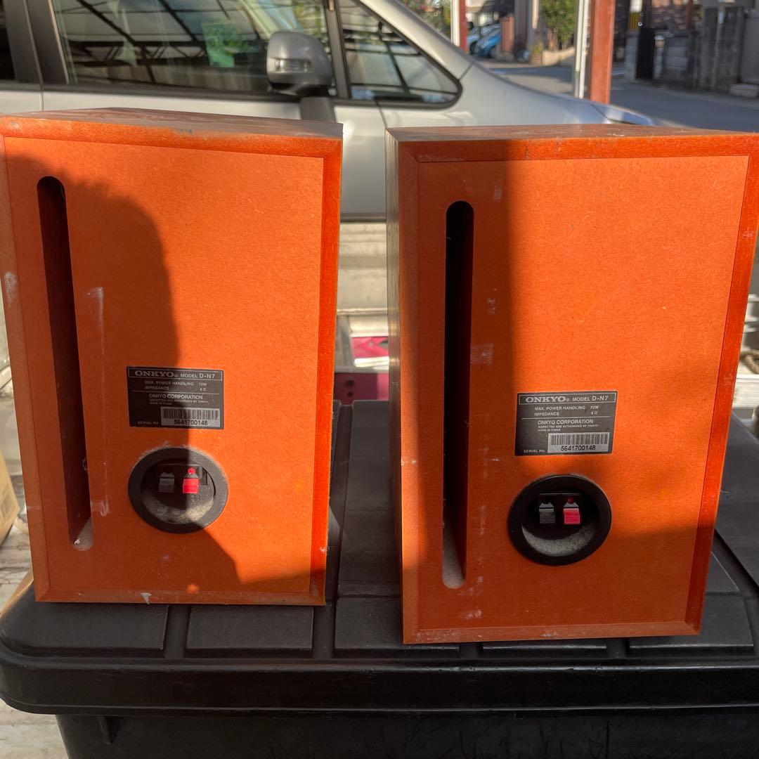 ONKYO ブックシェルフ型スピーカー ブラウン