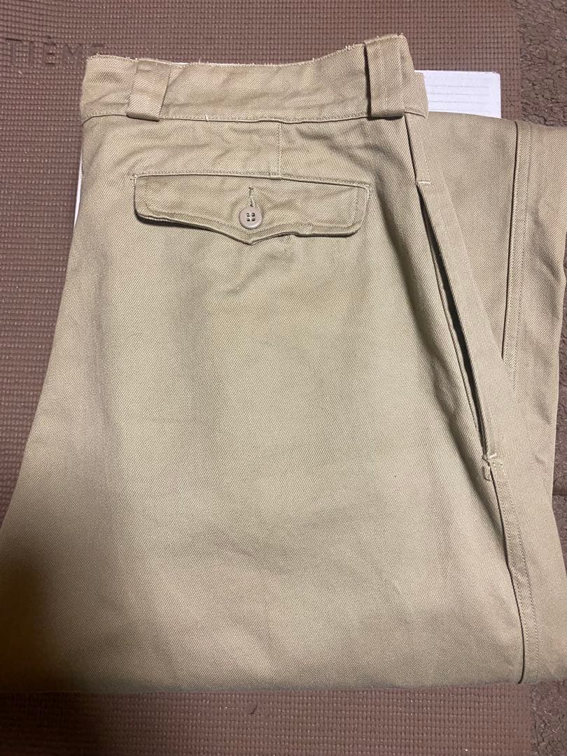 フランス軍　M-52 chino チノパンツ　デッドストック