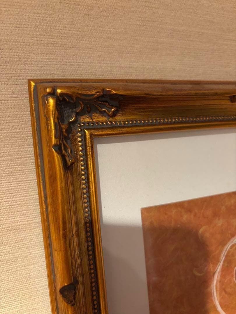 わ*ん様 1点物！夢を叶えるガネーシャアート 線画 インド アンティーク