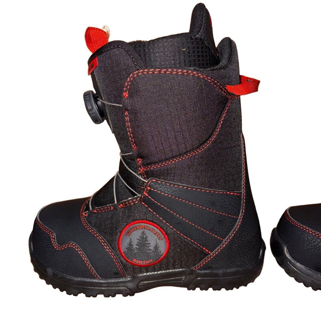 【美品】BURTON ZIPLINE BOA スノボブーツ 23cm 子ども用
