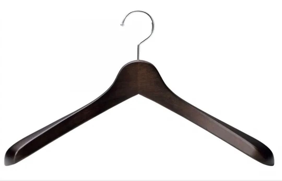 NAKATA HANGER 7本セット 木製ハンガー ダークブラウン