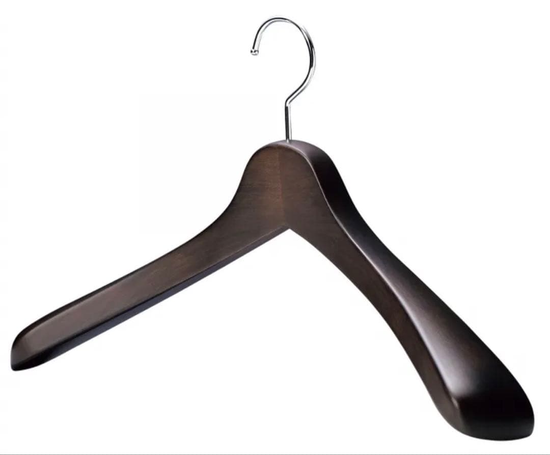 NAKATA HANGER 7本セット 木製ハンガー ダークブラウン