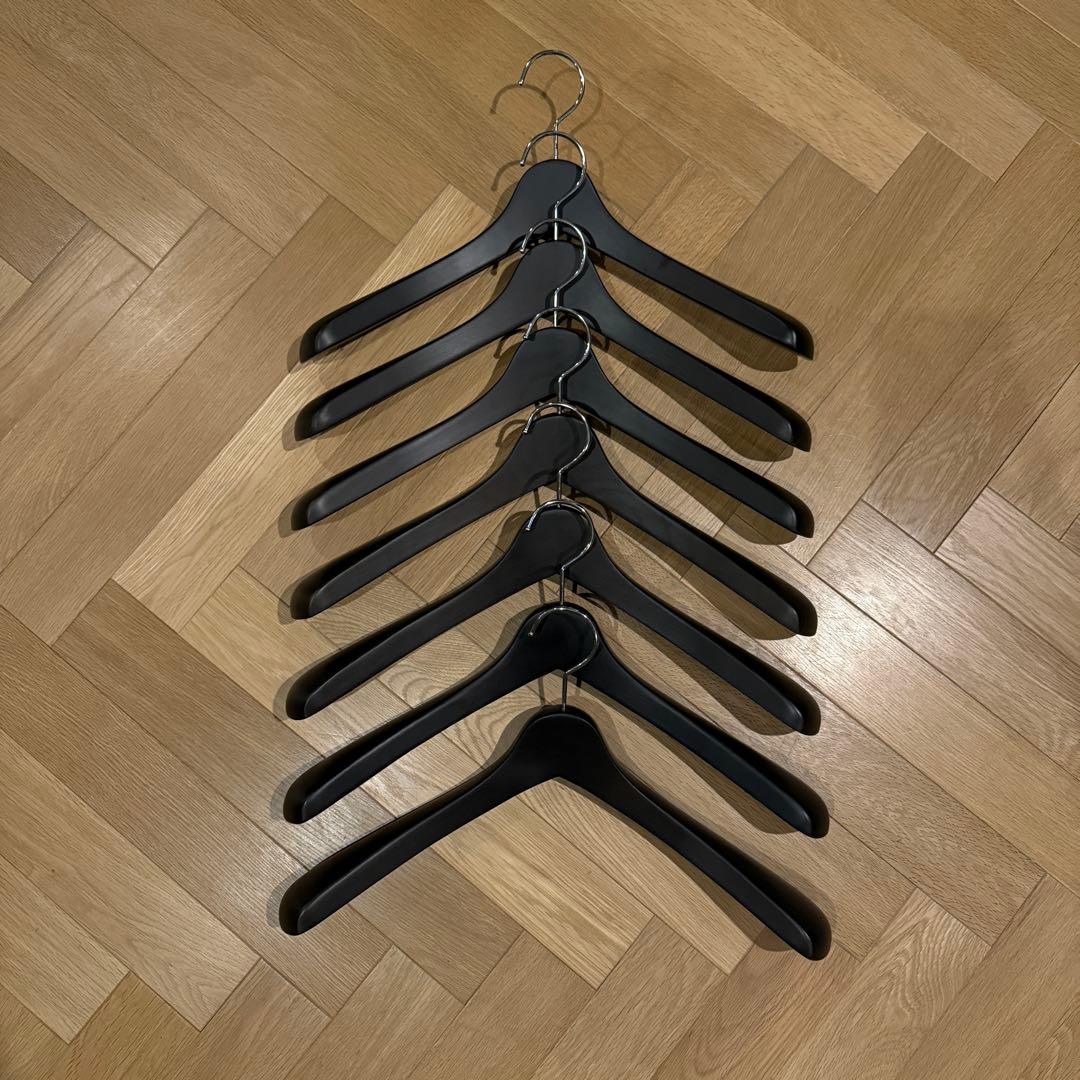 NAKATA HANGER 7本セット 木製ハンガー ダークブラウン