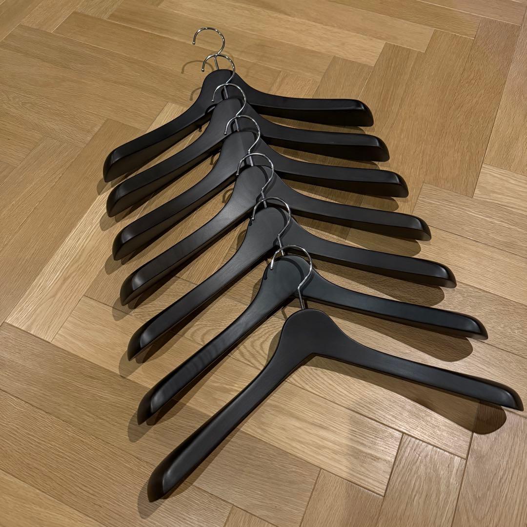 NAKATA HANGER 7本セット 木製ハンガー ダークブラウン