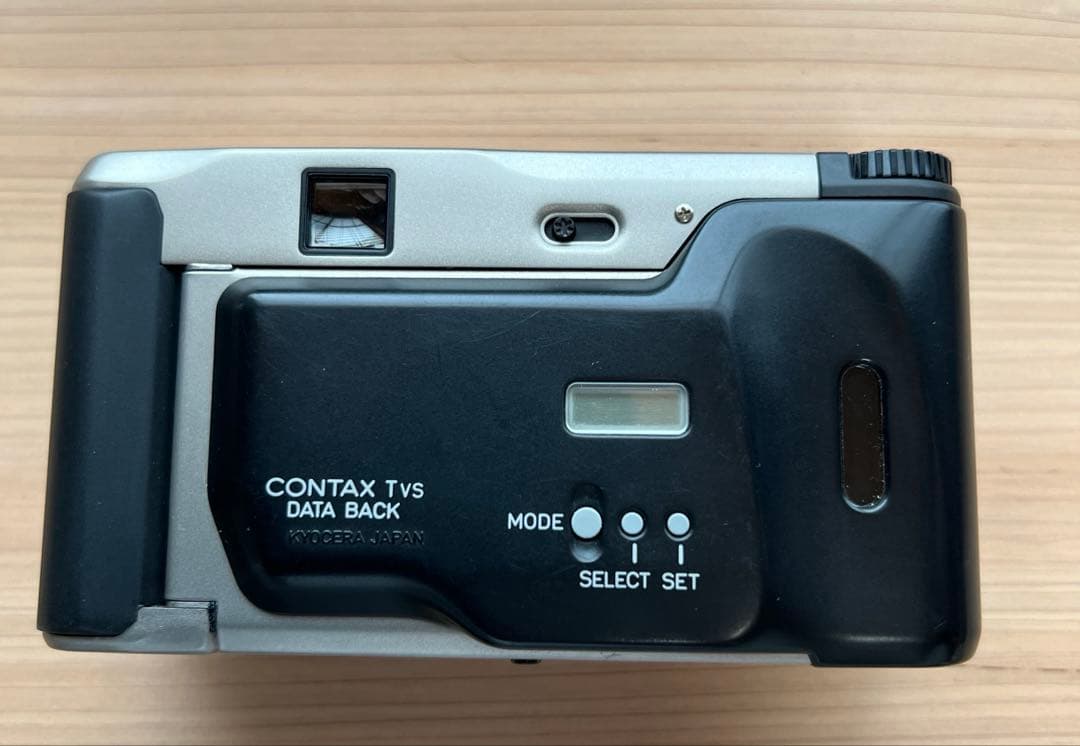 新品CONTAX Tvs シルバー コンパクトカメラ