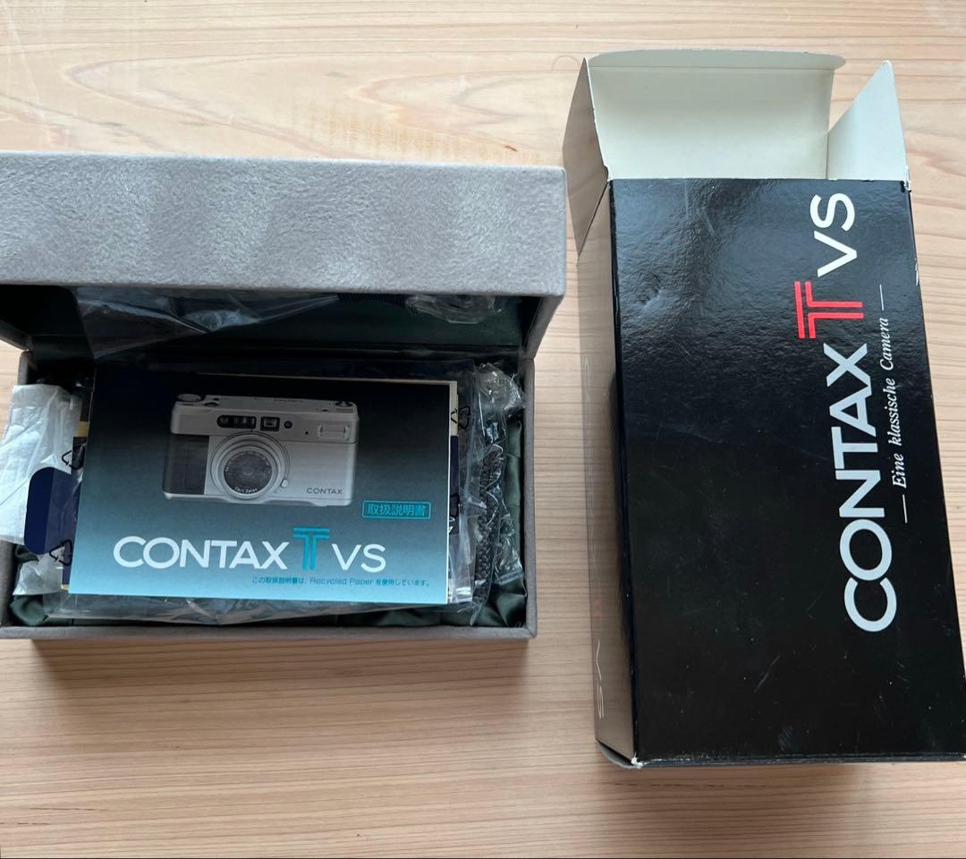 新品CONTAX Tvs シルバー コンパクトカメラ