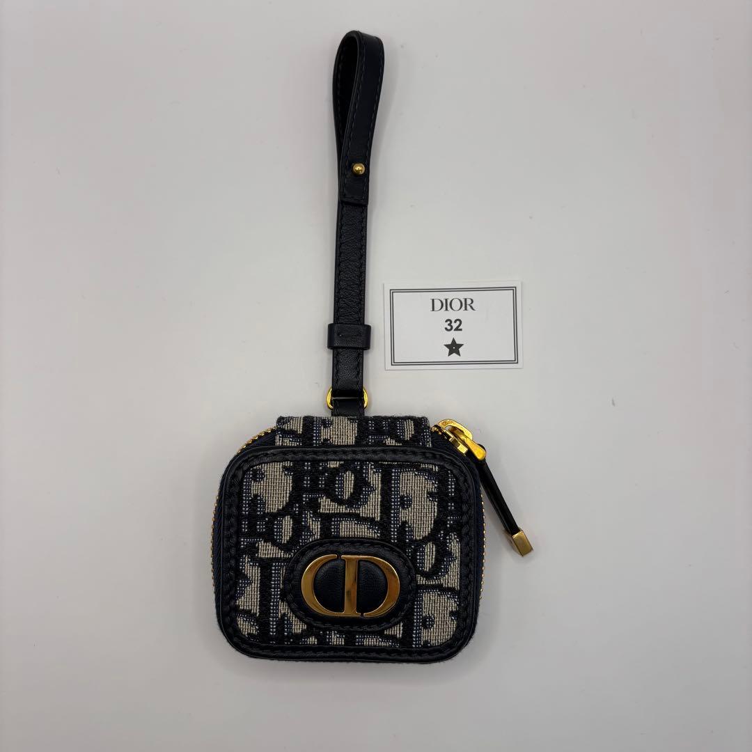 Christian Dior airpods pro ケース　ネイビー　総柄