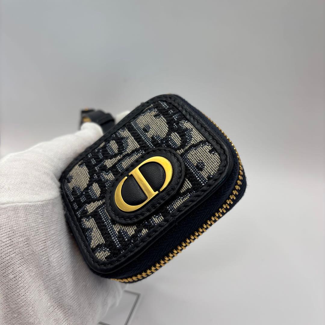 Christian Dior airpods pro ケース　ネイビー　総柄