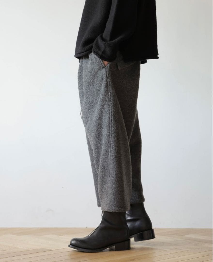 MB ULTIMATE FABRIC ウール縮繊サルエルパンツ グレー サイズS