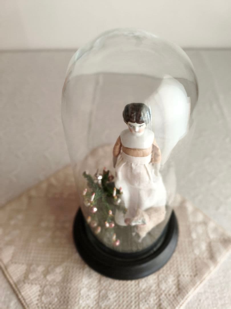 * vintage ✵ ガラスドーム オールドツリーと羊さん