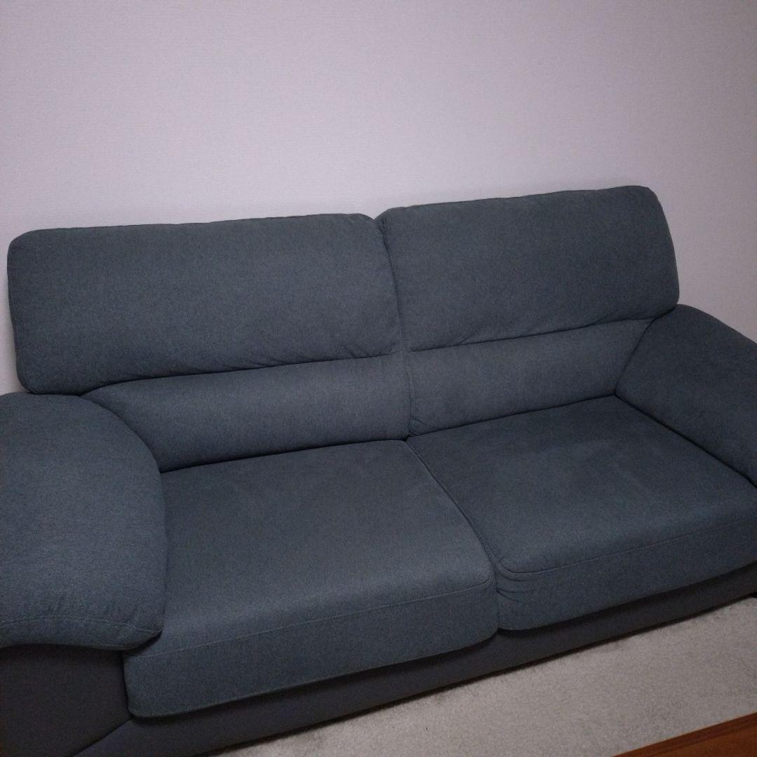 1/20頃まで‼️【兵庫県高砂市現地受け渡し】 3人掛けソファ アーム付き