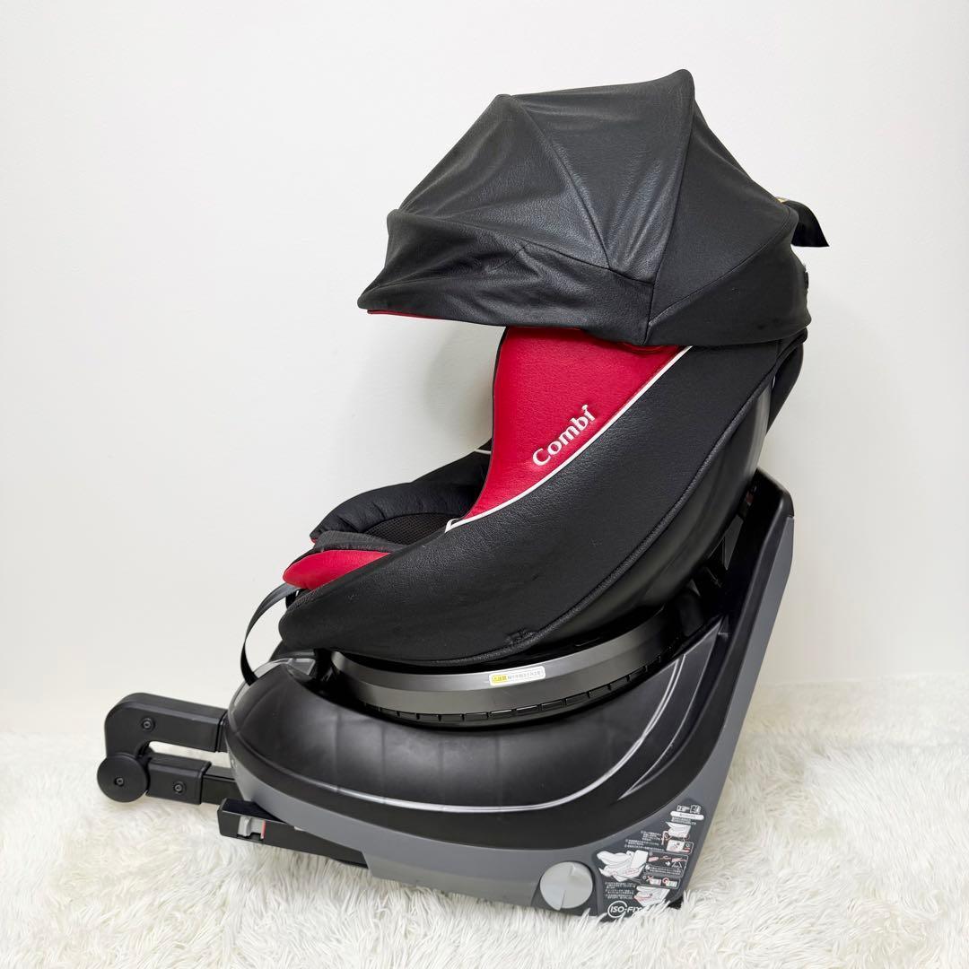 美品 Combi クルムーヴ ISOFIX エッグショックPJ チャイルドシート