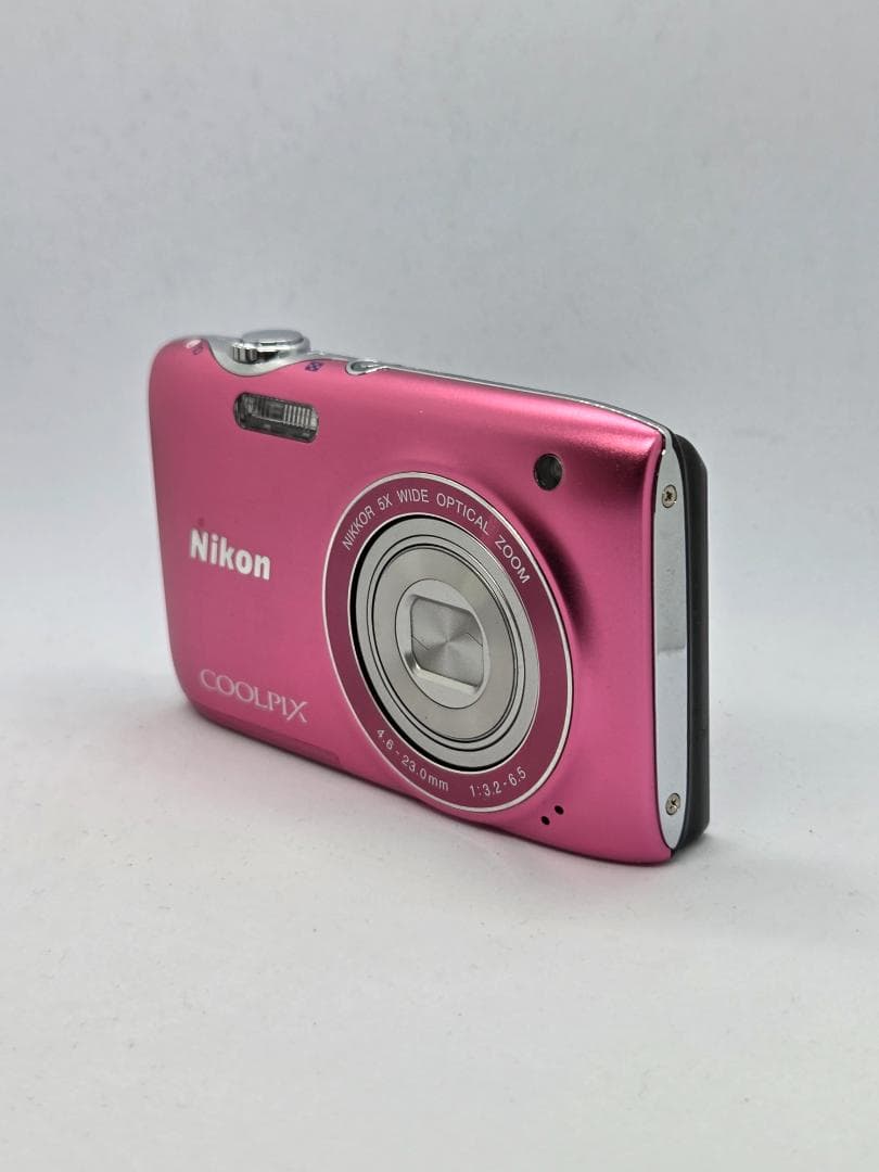 【ジャンク】ニコン Nikon COOLPIX S3100 ピンク デジカメ