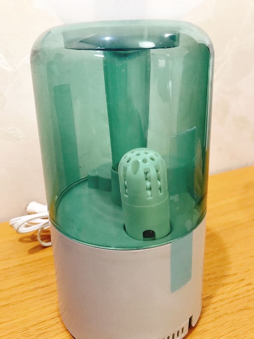 ☆廃盤○オンリリ　陶器　アロマ超音波式加湿器　ボルドー　0.9l