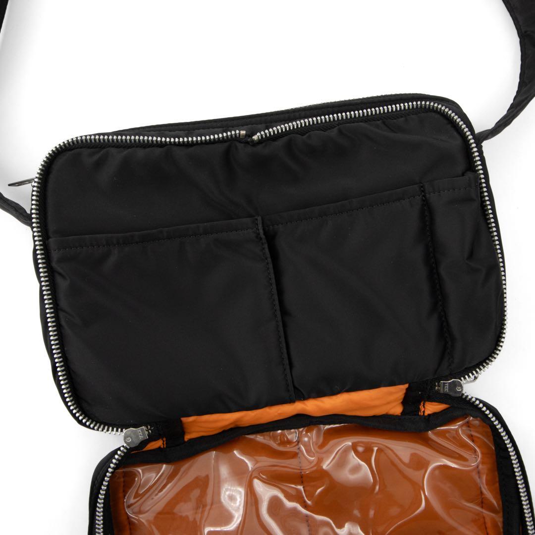 A090【美品】ポーター／タンカー　スリングバッグ　ショルダー　ナイロン　黒