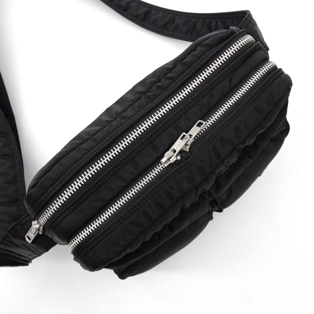 A090【美品】ポーター／タンカー　スリングバッグ　ショルダー　ナイロン　黒