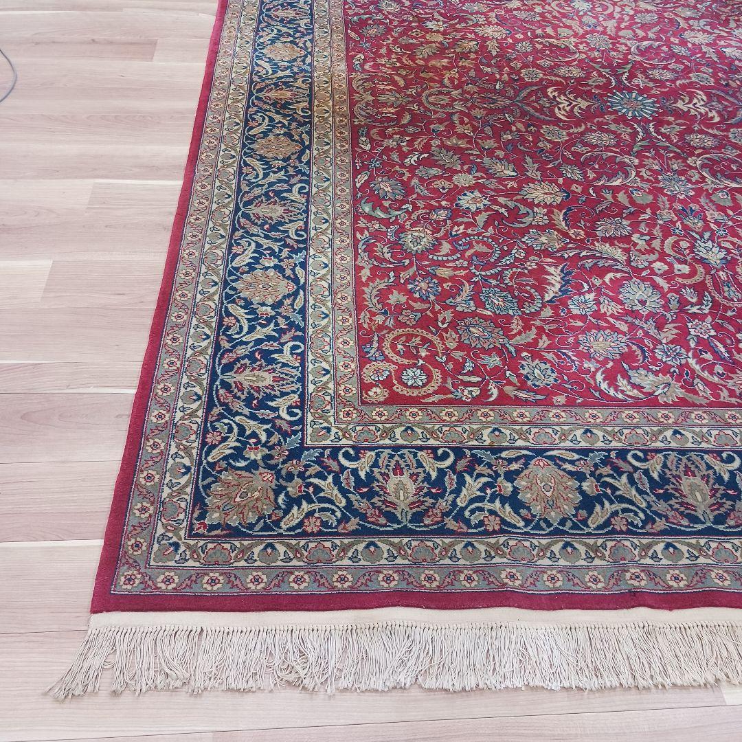 専用Y3068 ペルシャ絨毯 特大判 308×245㎝ ウール 手織り