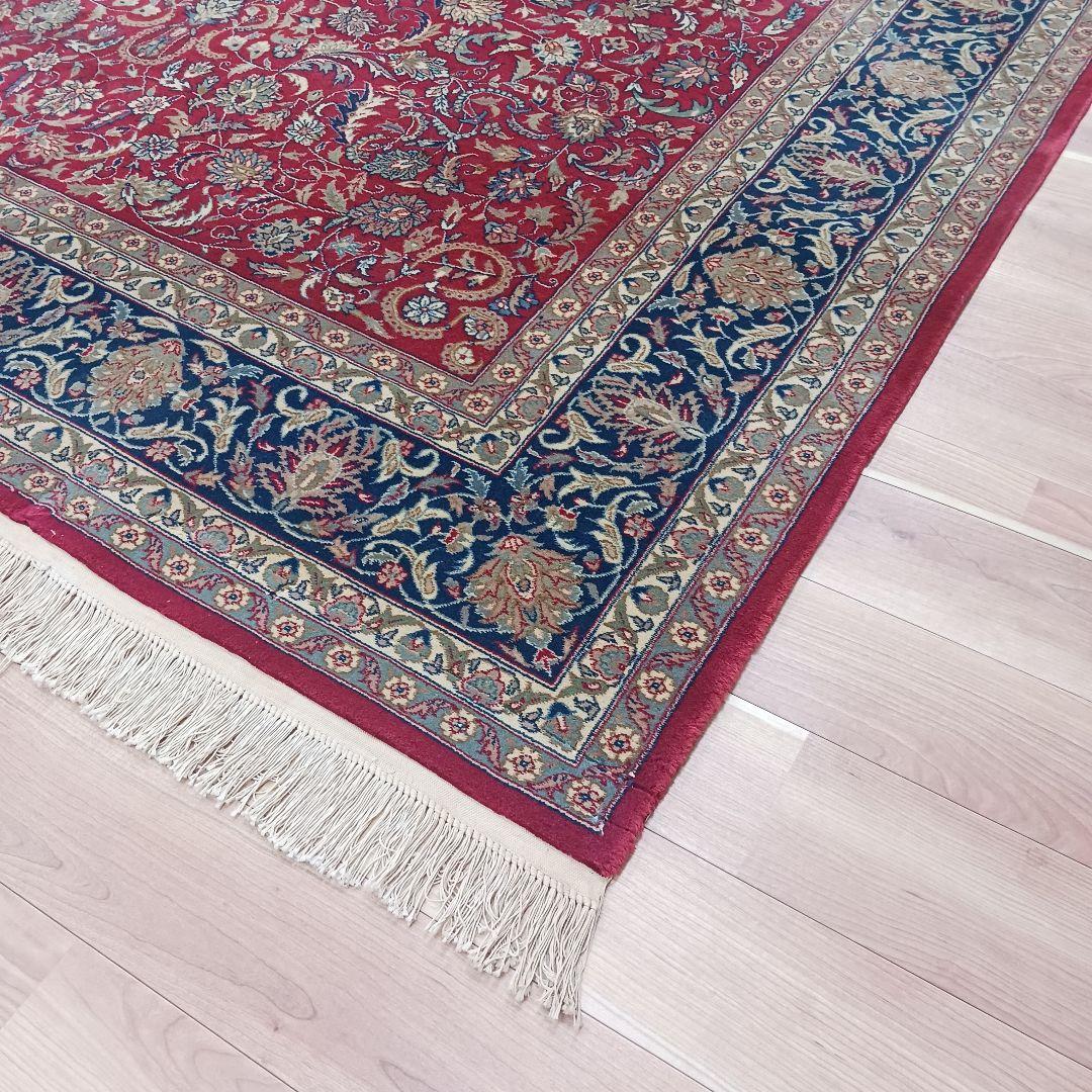 専用Y3068 ペルシャ絨毯 特大判 308×245㎝ ウール 手織り