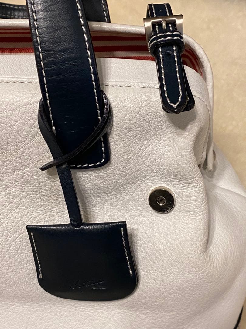 美品 キタムラ kitamura ハンドバック ドクターバッグ レザー 革