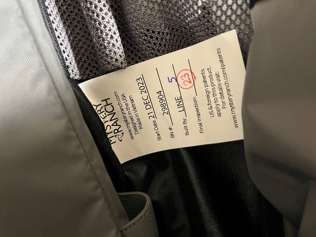 美品　MYSTERY RANCH 2DAY ASSAULT バックパック