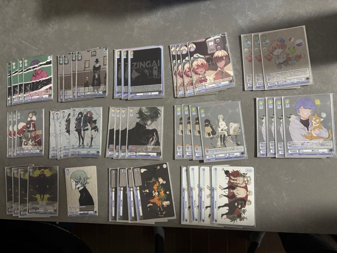 ヴァイスシュヴァルツブラウ　引退品　zingai 構築済みデッキ3個