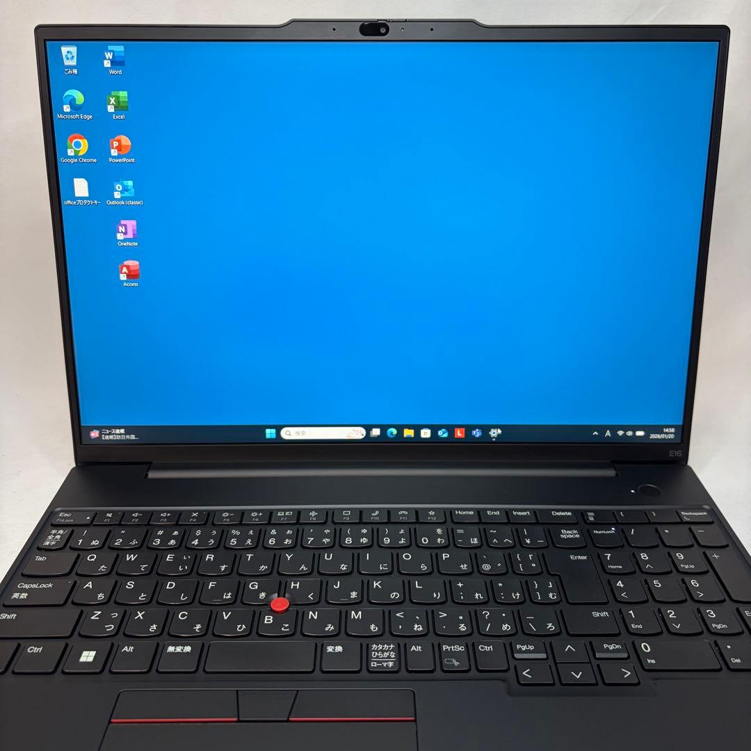 極美品 ThinkPad E16 Ryzen7 7730U 16GB 512GB