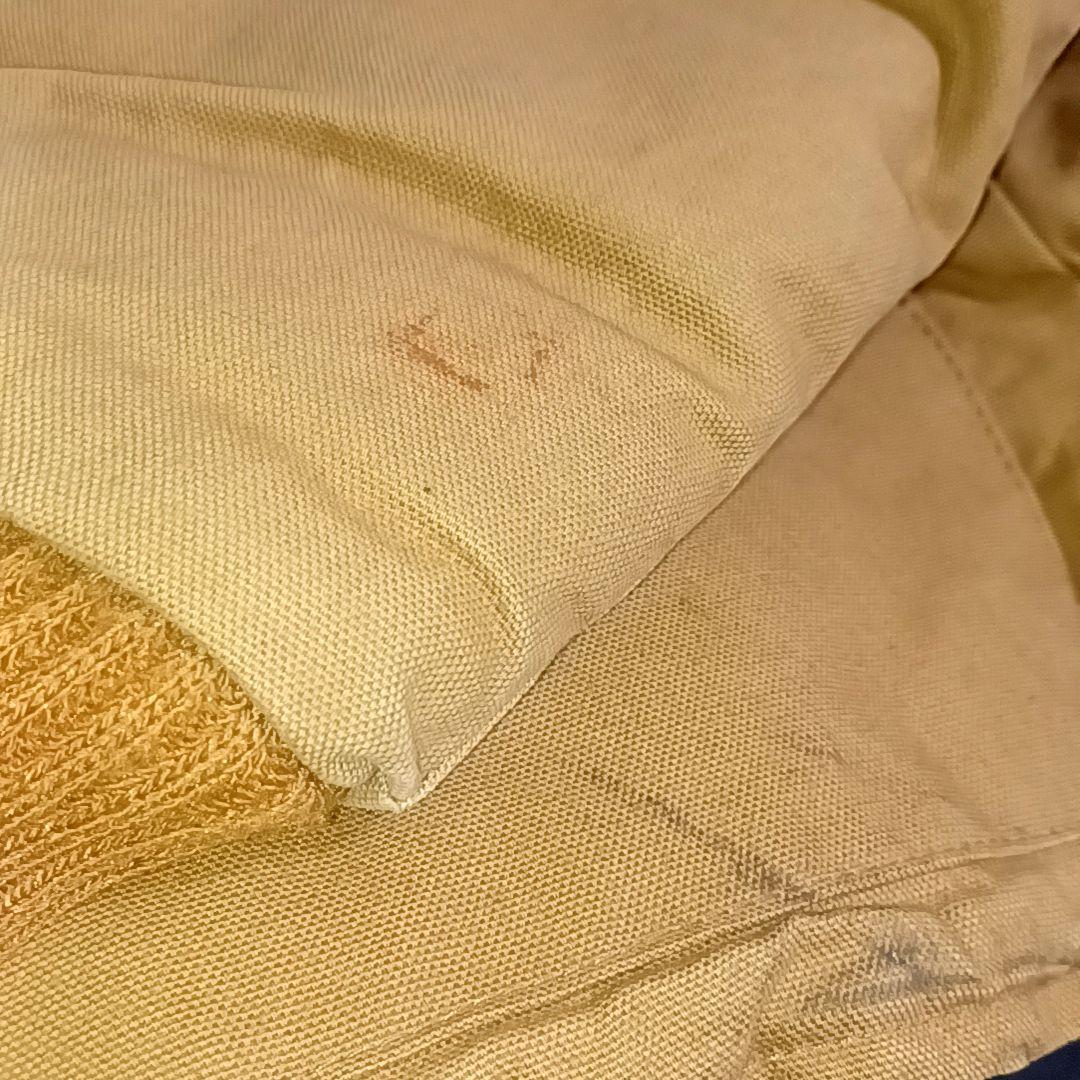 みてみて80s90s★CATブラウンダックキルティング中綿ジャケット