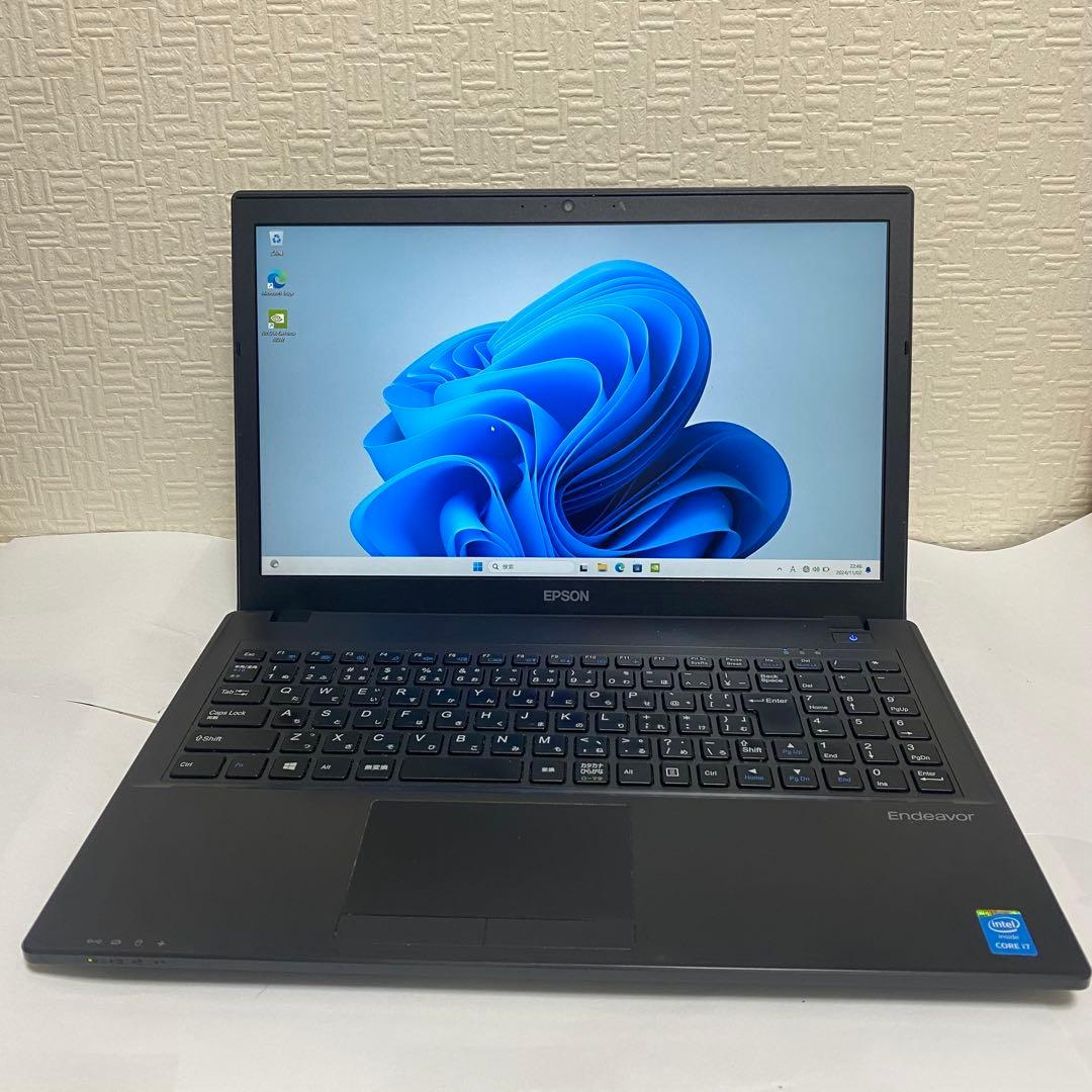 高性能 Core i7搭載 ノートパソコン　バッテリー良好　オフィス