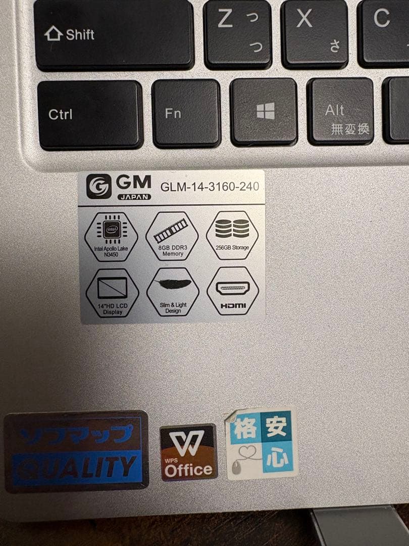 GM GLM-14-3160-240 ノートPC