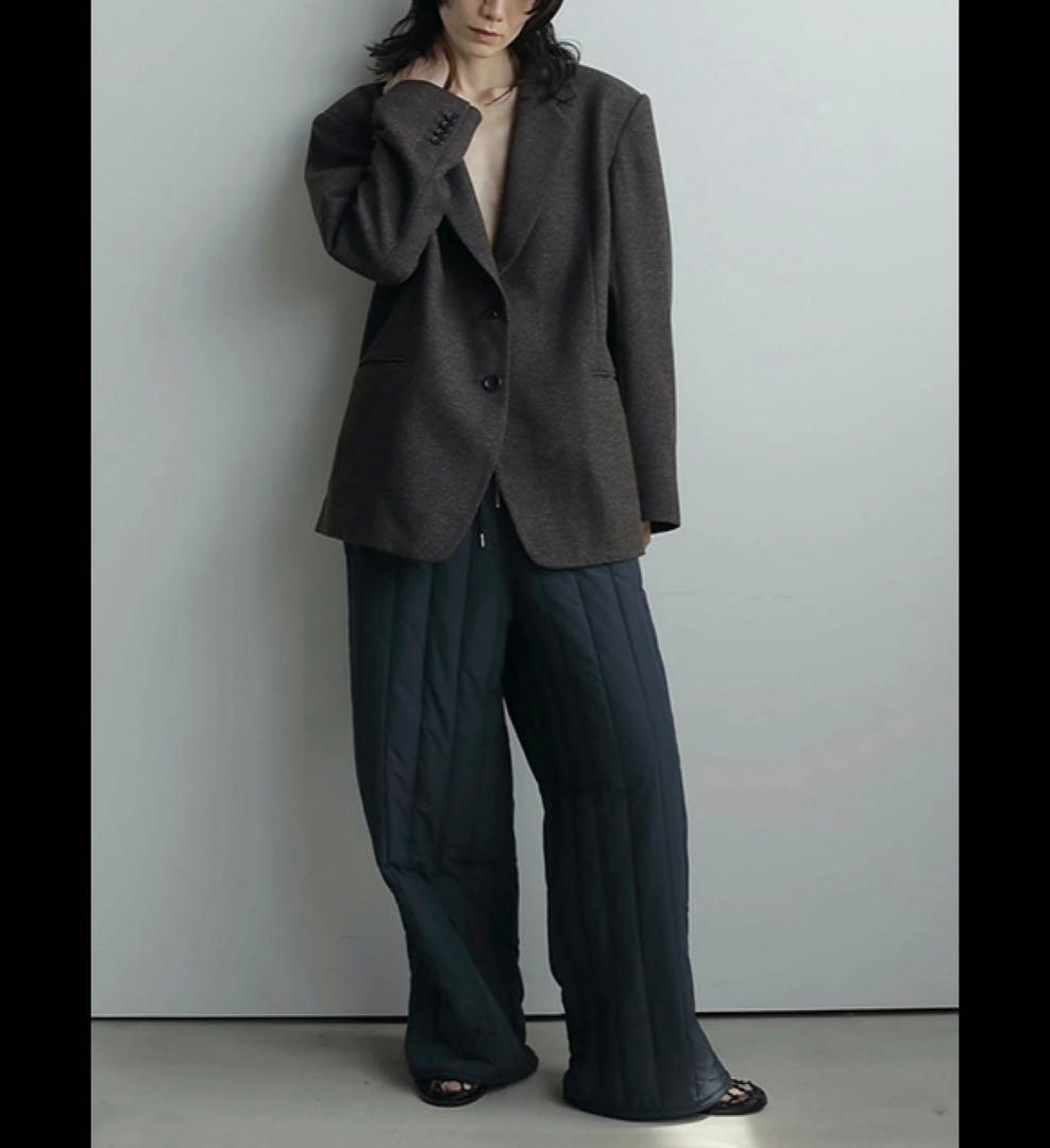 anuke Herringbone Wool Jacket ブラウン 36