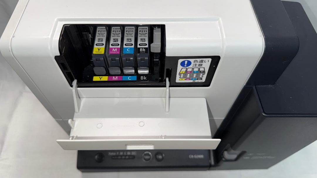 累計印刷枚数3,116枚 Canon CX-G2400 カラーカードプリンター
