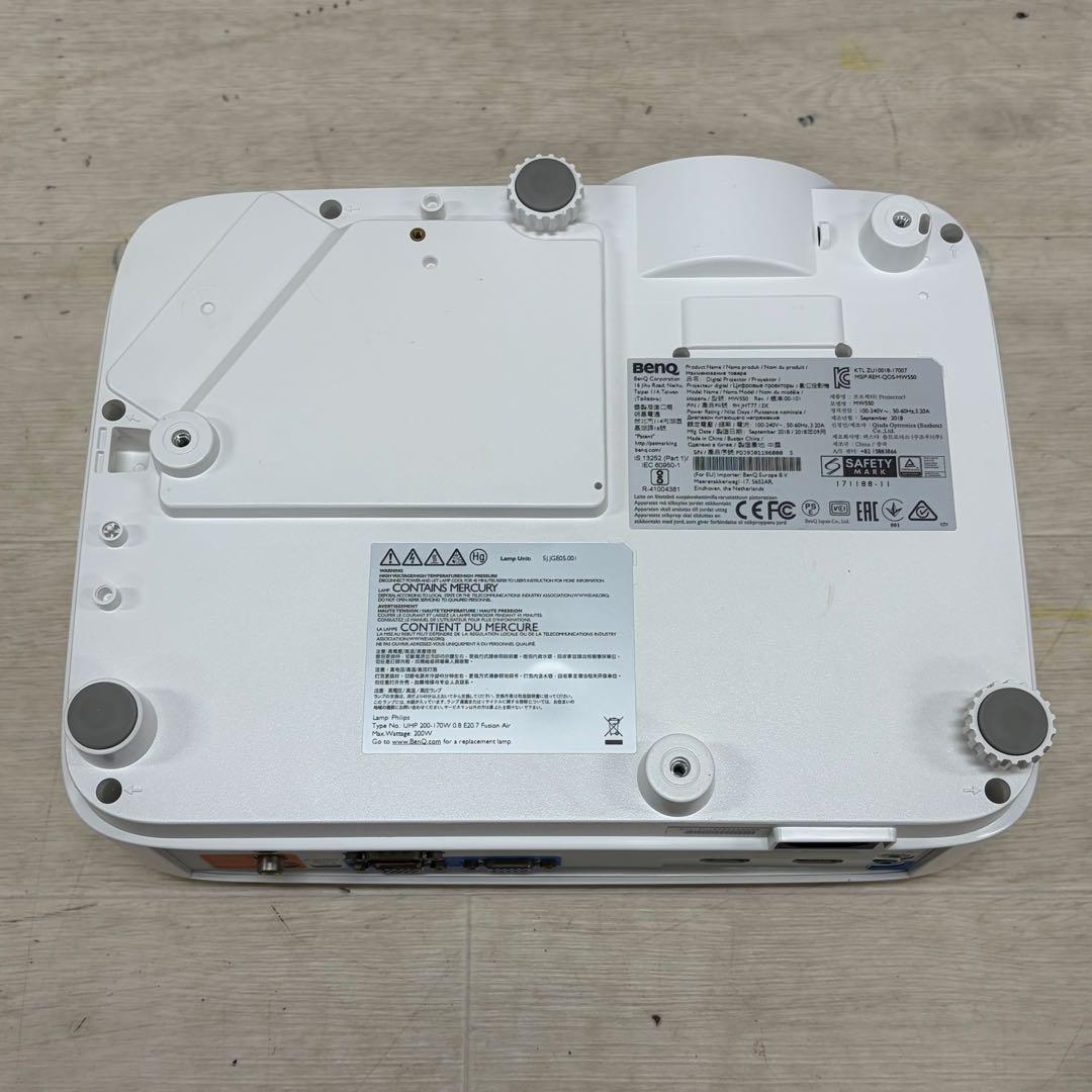 BenQ デジタルプロジェクター MW550 3600lm DLPプロジェクター