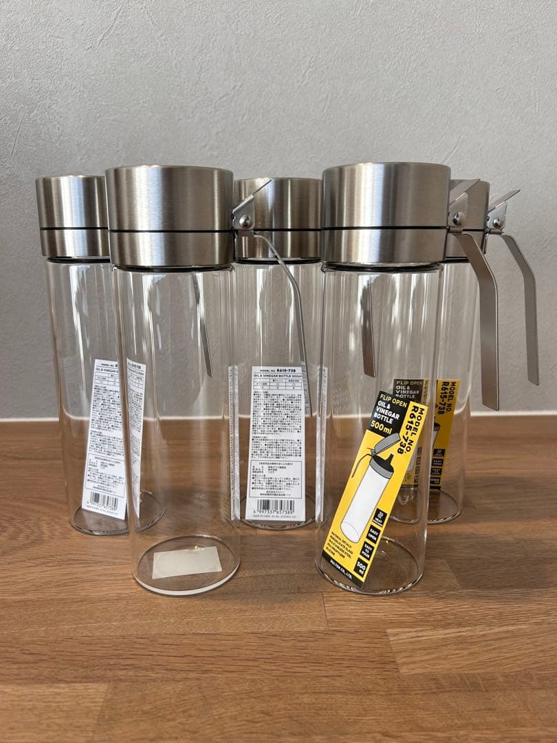 オイル&ビネガーボトル 500ml 5個セット