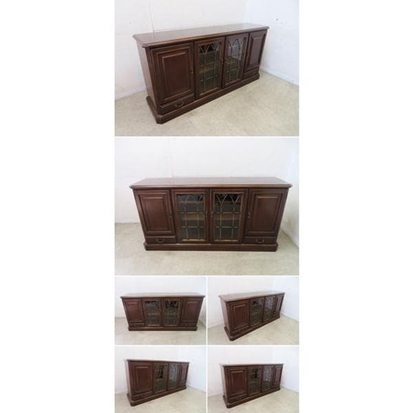 美品■カリモク■ドマーニ■クイーンズライフ■サイドボード■リビングボード■オーク