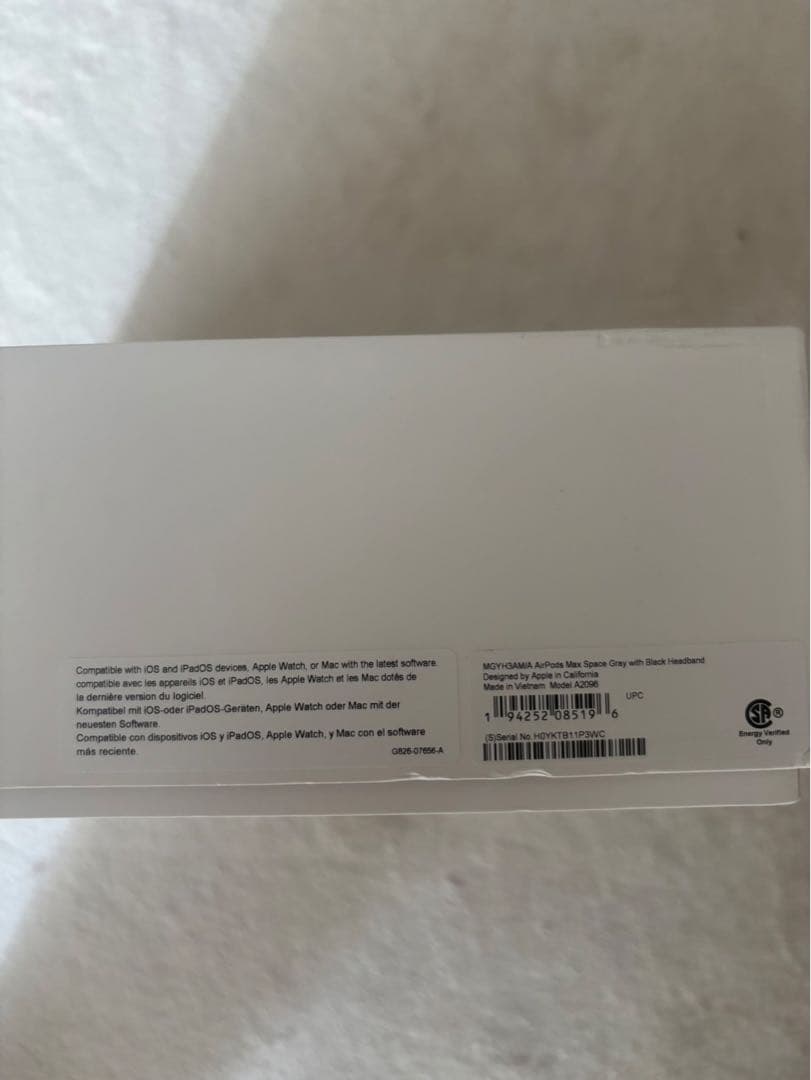 AirPodsMAX スペースグレー本体