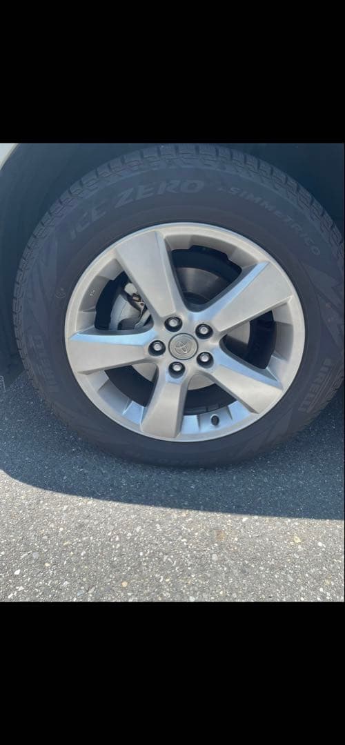 【りゅう①】ハリアー80 スタッドレスタイヤ＆ホイール225/60R18